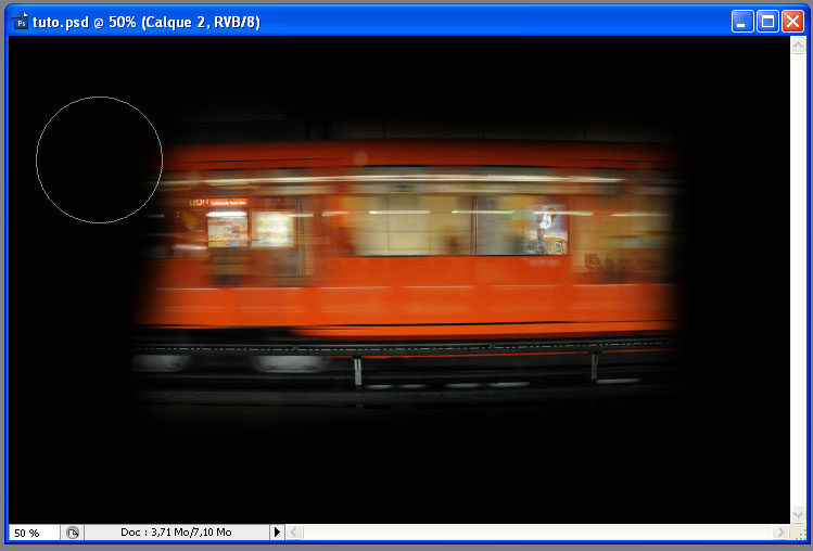 train-gomme
